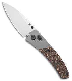Kansept Knives Dako Crossbar Lock Knife SW Ti/Copper Carbon Fiber (3.1" SW)
