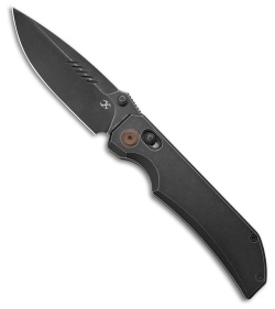 Kansept Knives Eaglestrike Crossbar Lock Knife Black SW Ti (3.7" Black SW)