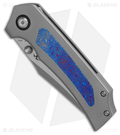 Kansept Knives Fermi Liner Lock Knife Titanium + Timascus (3.1" SW 20CV)