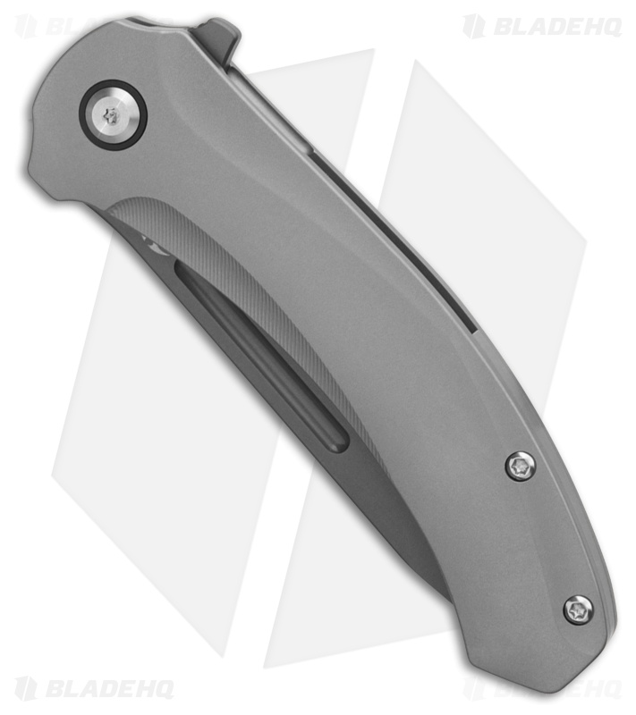 Kansept Knives Hira Knife Bead Blast Ti Gray/Bead Blast