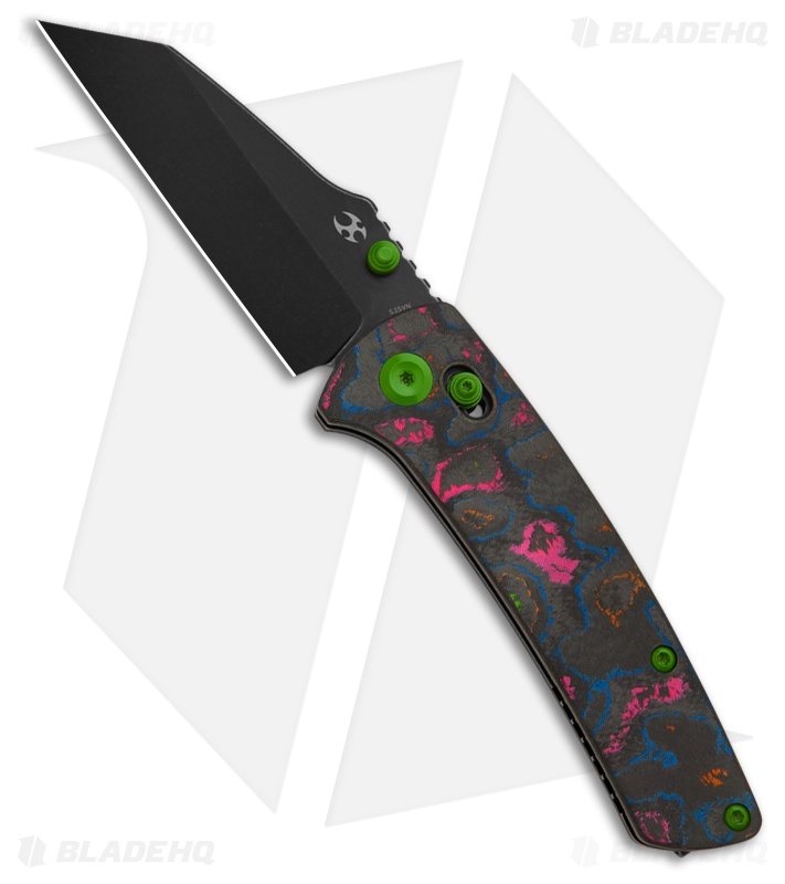 Kansept Knives Main Street Knife 80s Camo CF Black SW