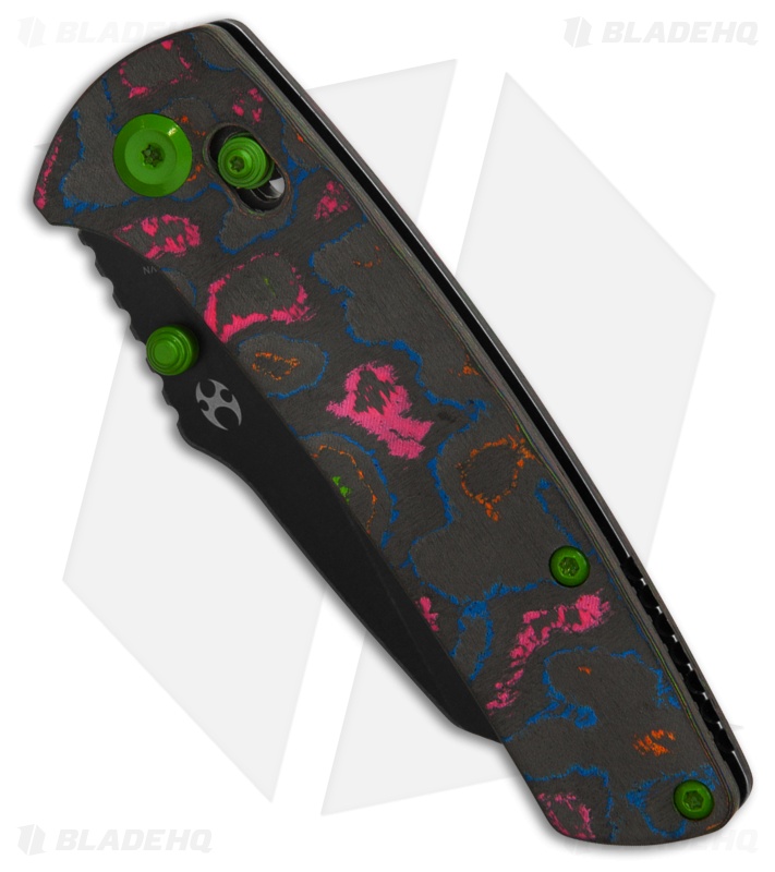 Kansept Knives Main Street Knife 80s Camo CF Black SW