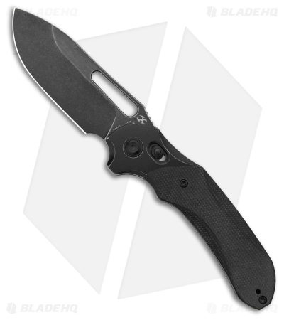 Kansept Knives Quasar Knife Black Micarta Black SW