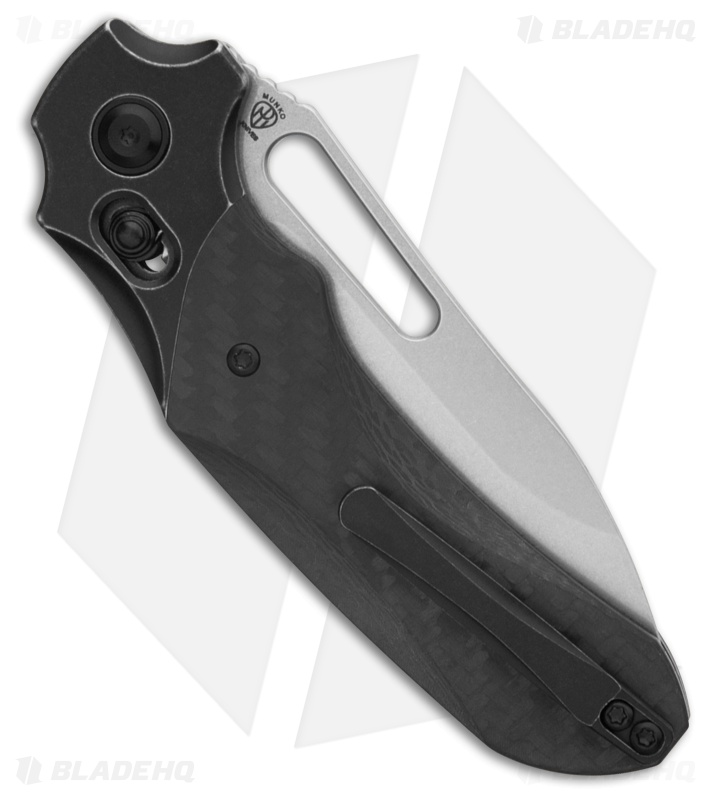 Kansept Knives Quasar Knife Black SW Ti/Twill CF SW