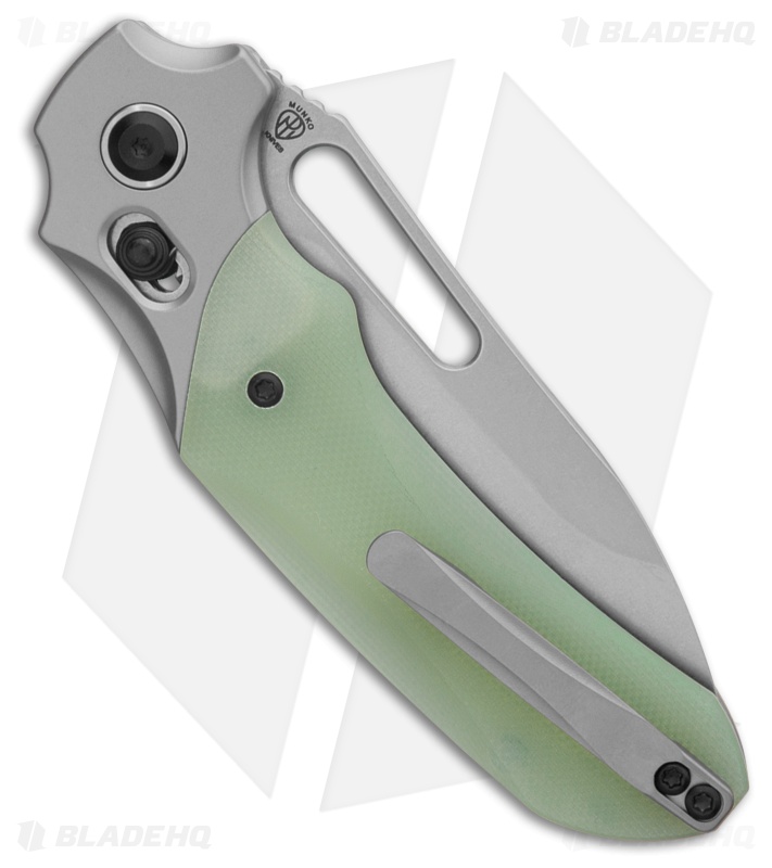 Kansept Knives Quasar Knife Jade G-10 Stonewash