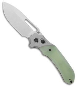 Kansept Knives Quasar Knife Jade G-10 Stonewash