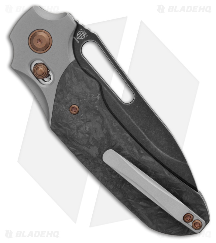 Kansept Knives Quasar Knife SW Ti/Dark Matter Glow Black SW