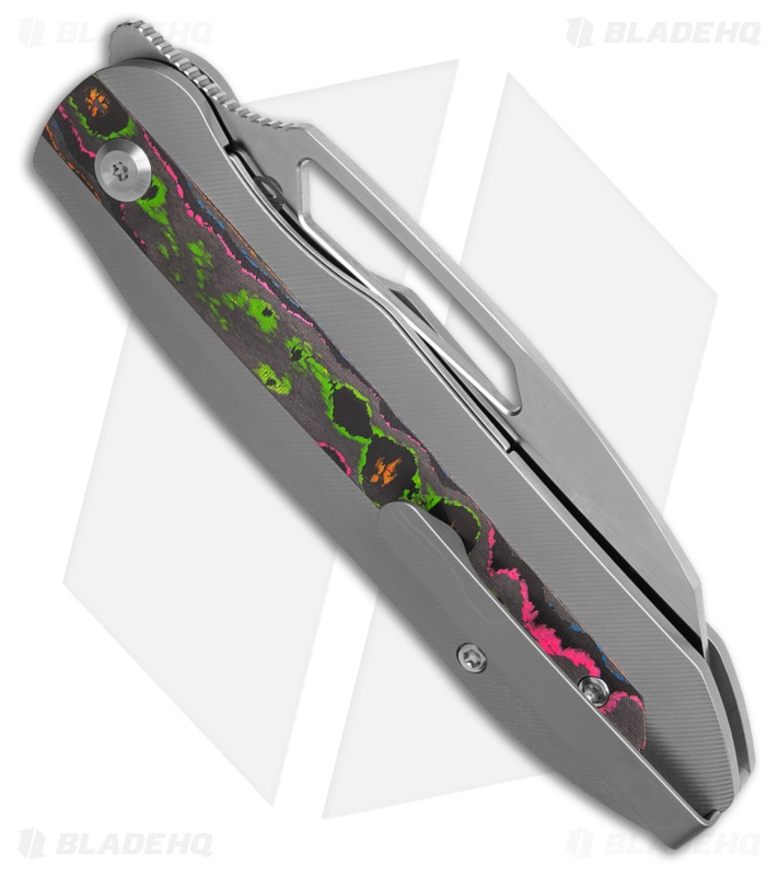 kane様❤️BORDERLESS 460MH-T Kansept Knives Thunderhead Liner Lock Knife Ti/80's Camo CF