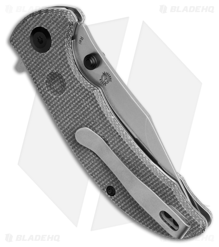 REI 　11600 Tenable Knives Rei Knife Black Micarta W/Dimples SW