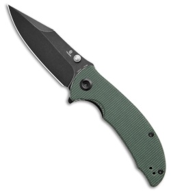 Kansept Knives Rei Black Titanium Clip Point Black Stonewash