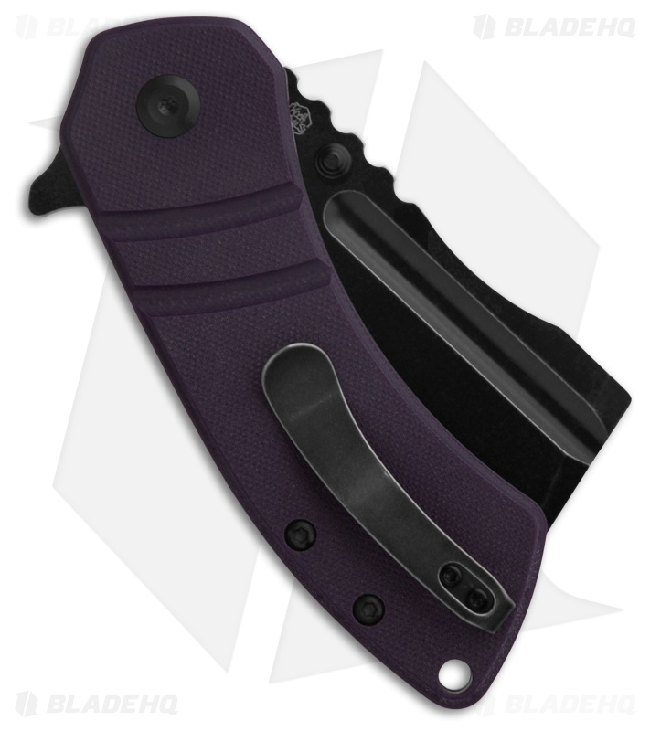 Kansept Knives M+ Korvid Liner Lock Knife Purple G-10 (3.1" Black SW) T2030B5U