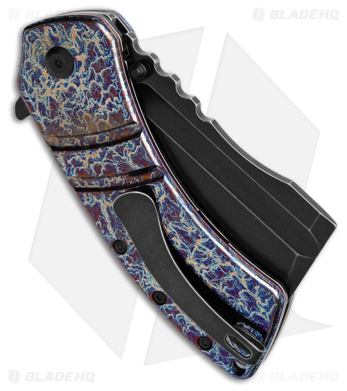 Kansept Knives XL Korvid Lightning Strike Titanium