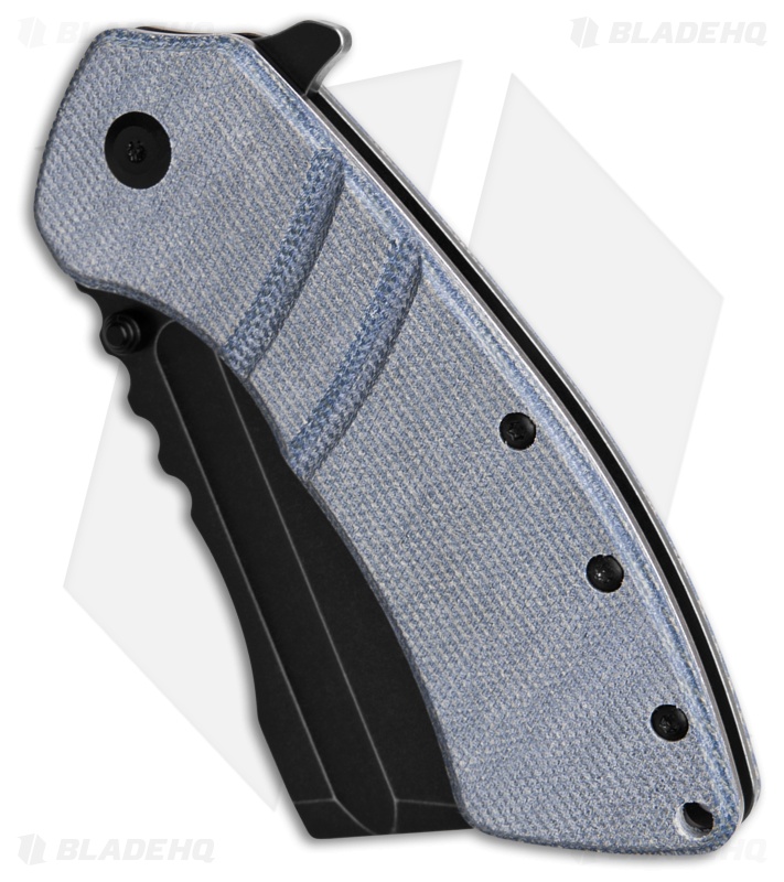 Kansept Knives XL Korvid Blue Micarta Cleaver Black SW 154CM