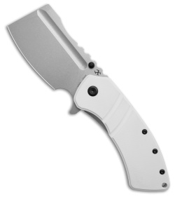 Kansept Knives XL Korvid Liner Lock Knife White G-10 (3.6" SW) T1030A9