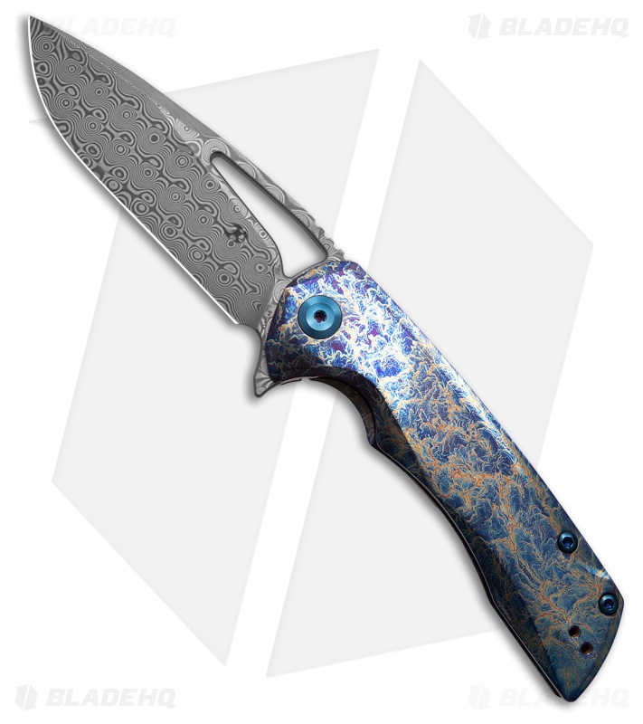 Kansept Knives Kryo Knife Lightning Strike Damascus