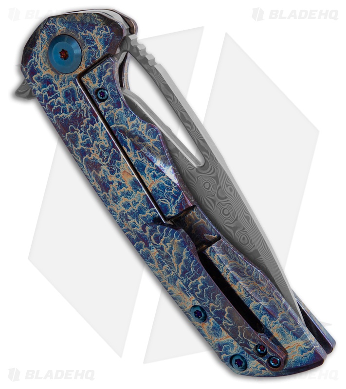 Kansept Knives Kryo Knife Lightning Strike Damascus