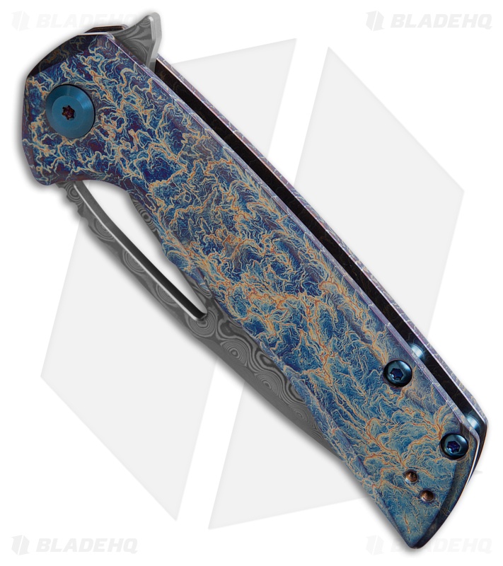 Kansept Knives Kryo Knife Lightning Strike Damascus