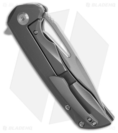 Kansept Knives Kryo Frame Lock Knife Micro Milled Titanium (3.6" Satin) K1001A7