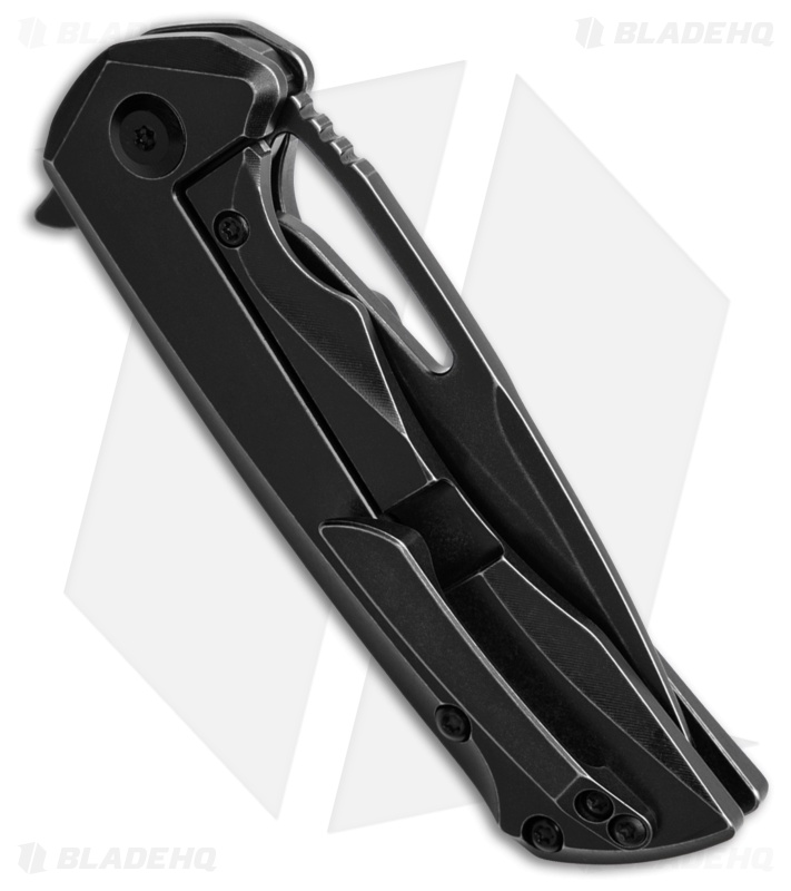 Kansept Knives Mini Kryo Frame Lock Knife Black SW Titanium (2.9" Black SW)