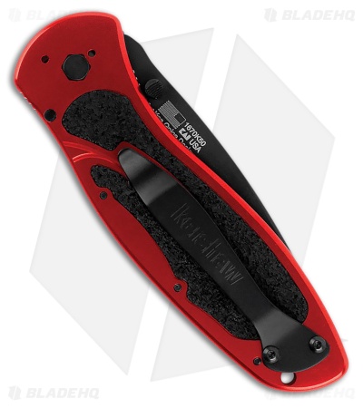 Kershaw Blur 50th Anniversary Assisted Opening Knife Red Aluminum (3.375" Black)
