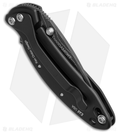 Kershaw Chive Assisted Opening Knife Black (1.94" Damascus) 1600DAMBK