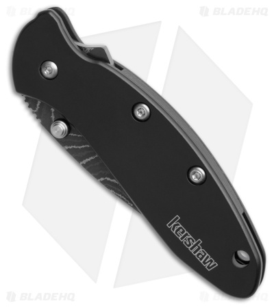Kershaw Chive Assisted Opening Knife Black (1.94" Damascus) 1600DAMBK