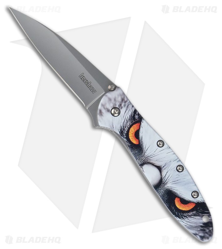 Kershaw Leek Assisted Opening Knife Hawk (3" Bead Blast) KS1660HAWK