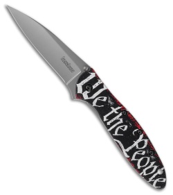Kershaw Leek Assisted Opening Knife We The People (3" Bead Blast) KS1660WEP