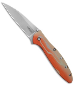 Kershaw Leek Assisted Opening Knife Blade Show West Exc Topograph (3" SW)