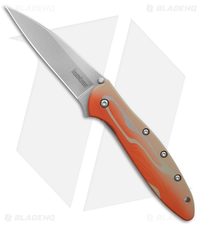 Kershaw Leek Assisted Opening Knife Blade Show West Exc Topograph (3" SW)