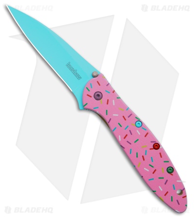 Kershaw Leek Assisted Opening Knife Dessert Warrior (3" Blue 14C28N) 1660DW
