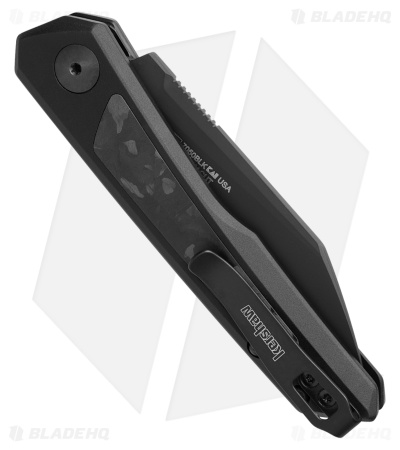 Kershaw Launch 20 MagnaCut Automatic Knife Black Aluminum + CF (3" Black)