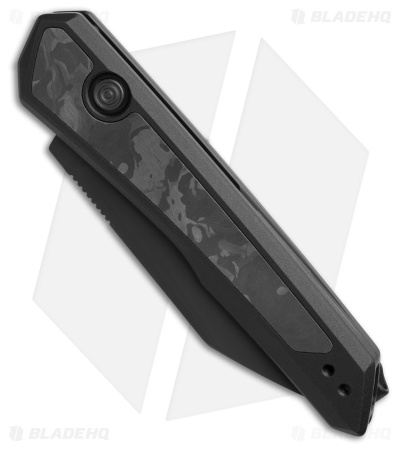 Kershaw Launch 20 MagnaCut Automatic Knife Black Aluminum + CF (3" Black)