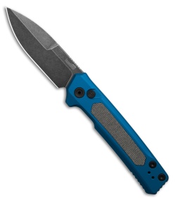 Kershaw Launch 22 Automatic Knife Blue Aluminum/Black Micarta (3.5" Black SW)