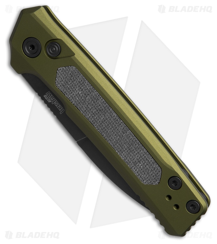 Kershaw Launch 22 Automatic Knife Green Aluminum/Micarta (3.5" Black SW) 7205