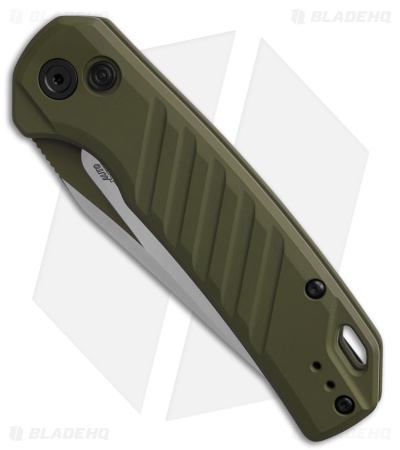 Kershaw Launch 23 Automatic Knife Olive Green Aluminum (3.3" Two-Tone) 7305OL