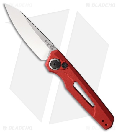 Kershaw Launch 11 Automatic Knife Red Aluminum (2.75" Satin CPM 154)