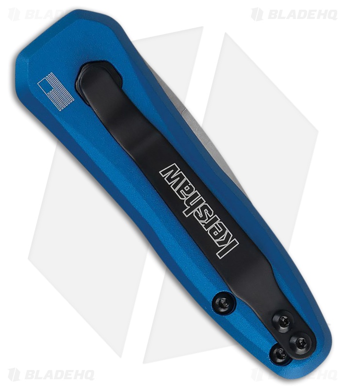Kershaw Launch 4 CA Legal Automatic Knife Blue Aluminum (1.9" Satin CPM 154)