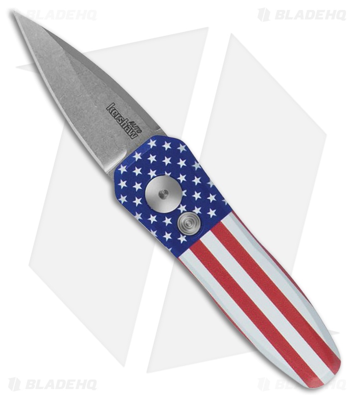 Kershaw Launch 4 CA Legal Automatic Knife American Flag (1.9" SW CPM 154) *DISC*