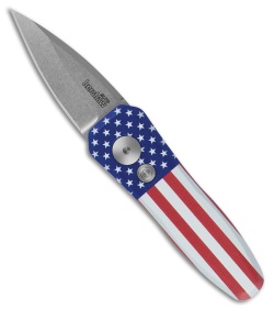 Kershaw Launch 4 CA Legal Automatic Knife American Flag (1.9" SW CPM 154)