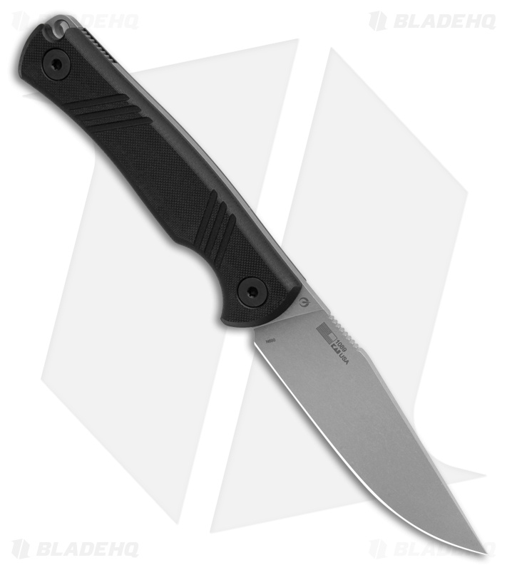 Kershaw Pack Mule Fixed Blade Knife Black G-10 (3.9" Working) 1089