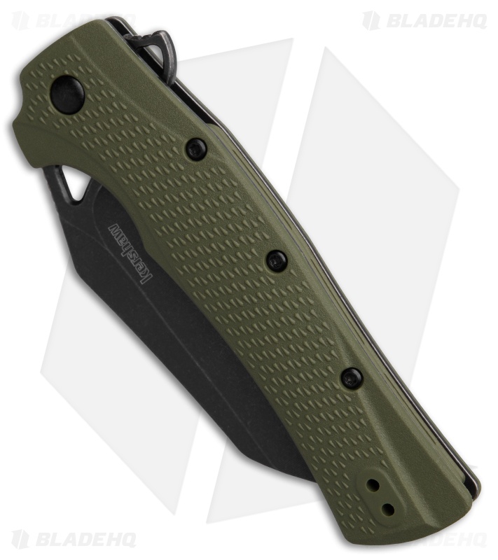 Kershaw Dawnstar Karambit Assisted Knife Olive Green GFN (3.5" Black Stonewash)