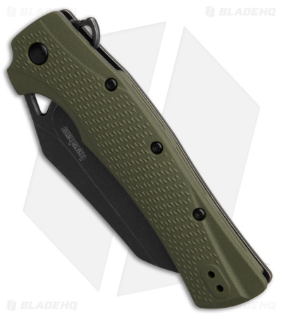 Kershaw Dawnstar Karambit Assisted Knife Olive Green GFN (3.5" Black Stonewash)