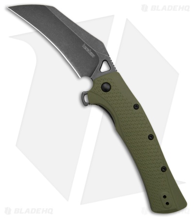 Kershaw Dawnstar Karambit Assisted Knife Olive Green GFN (3.5" Black Stonewash)