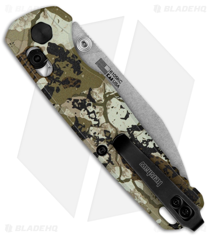 Kershaw Bel Air MagnaCut DuraLock Knife Kings Camo Aluminum (3.1" SW)