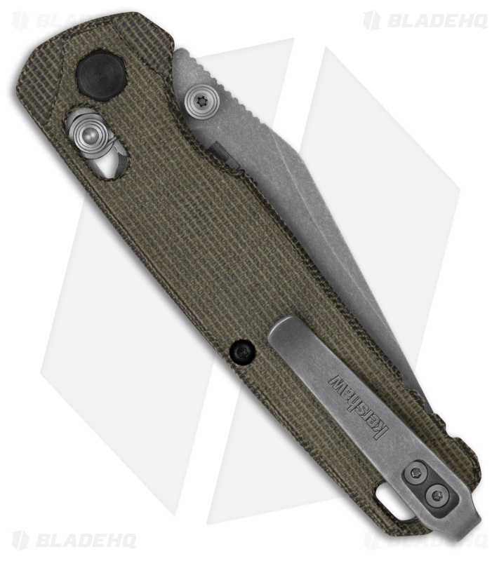 Kershaw Bel Air Clip Point MagnaCut DuraLock Knife Canvas Micarta (3.1" SW)