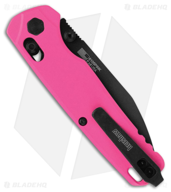 Kershaw Bel Air MagnaCut DuraLock Knife Pink Al (3.1" Black PVD)