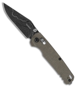 Kershaw Bel Air Clip Point DuraLock Knife Canvas Micarta (3.1" Damascus)