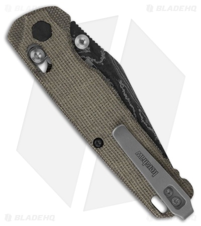 Kershaw Bel Air Clip Point DuraLock Knife Canvas Micarta (3.1" Damascus)