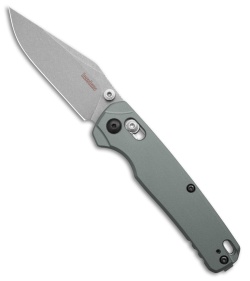 Kershaw Bel Air Clip Point DuraLock Knife Gray Aluminum (3.1" Stonewash)